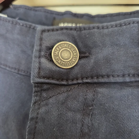 Jack & Jones Dark Blue Slim Glenn Jeans - Picture 2 of 6